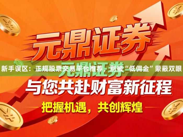 新手误区：正规股票交易平台推荐，别被“低佣金”蒙蔽双眼