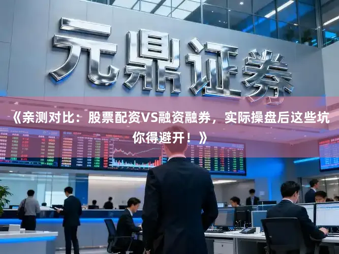《亲测对比：股票配资VS融资融券，实际操盘后这些坑你得避开！》