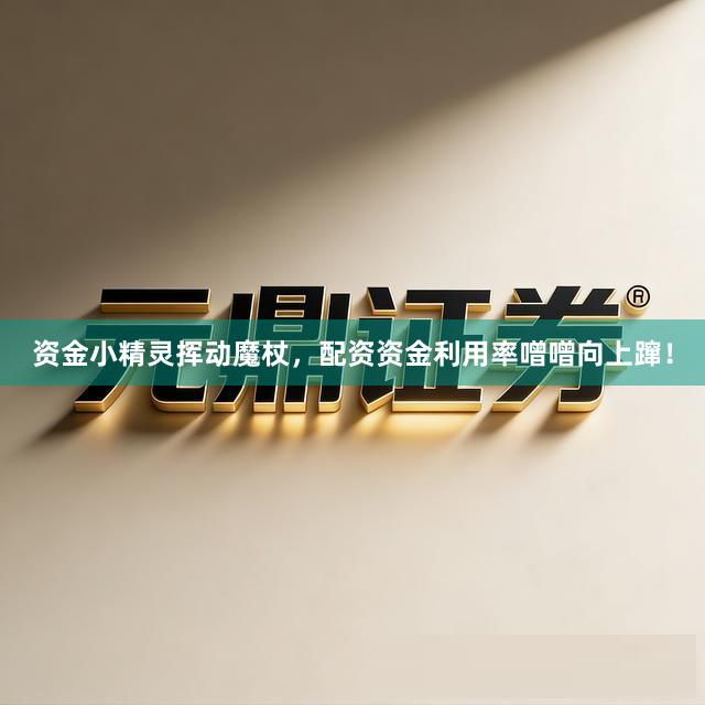 资金小精灵挥动魔杖，配资资金利用率噌噌向上蹿！