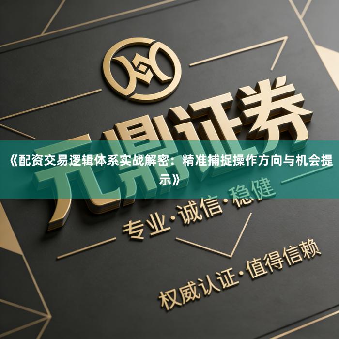 《配资交易逻辑体系实战解密：精准捕捉操作方向与机会提示》