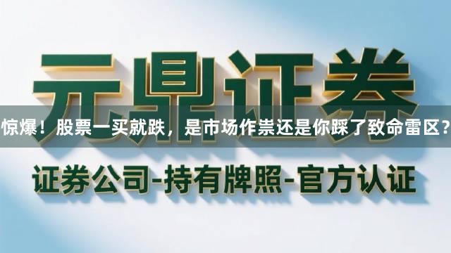 惊爆！股票一买就跌，是市场作祟还是你踩了致命雷区？