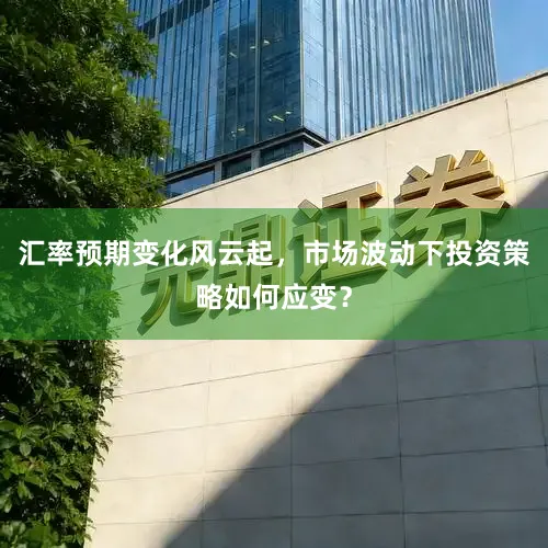 汇率预期变化风云起，市场波动下投资策略如何应变？